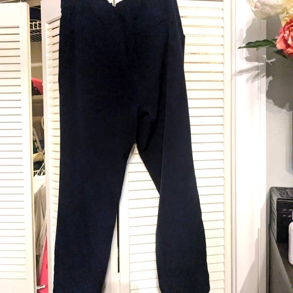 Loft Outlet drapey pull on pants navy blue size medium - Picture 1 of 3